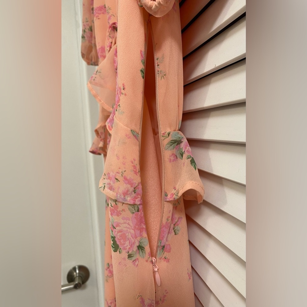 LoveShackFancy For Target Pink/Peachy Fleur Dress Size 2 - Picture 3 of 14